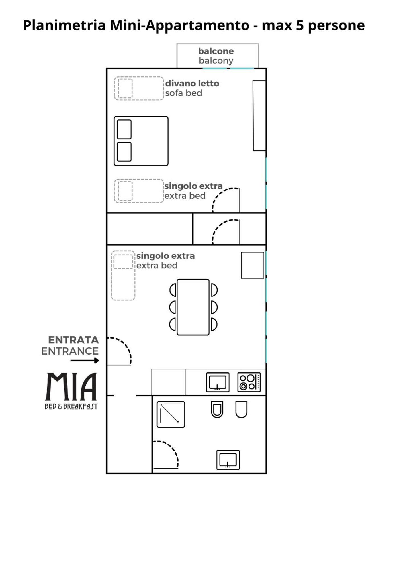 Casa Mia - No Reception Bed & Breakfast Trento Eksteriør bilde